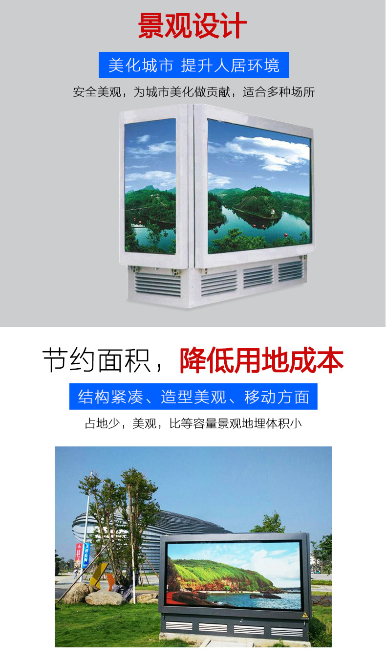 箱式變壓器1000kva 地埋式箱變 戶外景觀變電站 成套定制-創聯匯通示例圖4